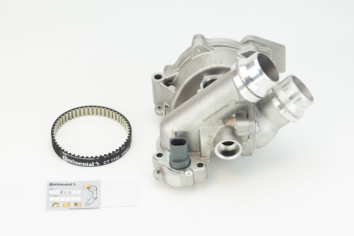 CONTITECH CT1143WP3 Water pump Number of Teeth: 54, Thermostat fitted in water pump, with housing