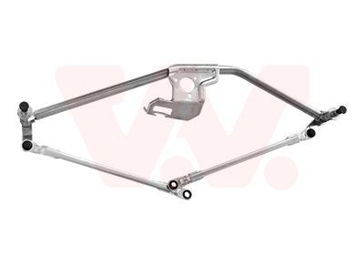 VAN WEZEL 5874230 Wiper Linkage for left-hand drive vehicles, Front, without electric motor