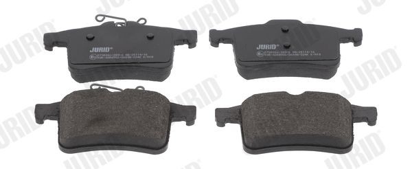 25114 JURID not prepared for wear indicator Height 1: 64,1mm, Height: 64,1mm, Width: 122mm, Thickness: 16,1mm Brake pads 573800J buy