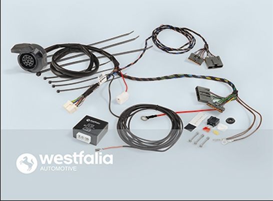 Towbar electric kit WESTFALIA 343199300113 - Mazda CX-5 Trailer hitch spare parts order