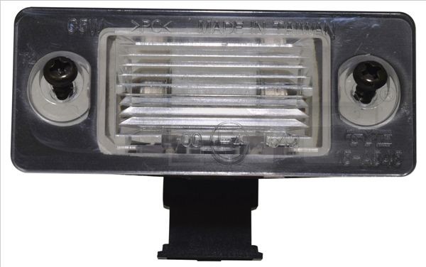 15-0545-00-2 TYC Number plate light SKODA C5W, both sides, with bulb