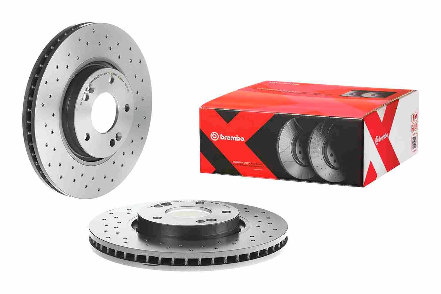 09.A532.1X Brake discs 09.A532.1X BREMBO 300x28mm, 5, perforated/vented, Coated, High-carbon