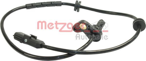 METZGER Rear Axle Left, 2-pin connector Number of pins: 2-pin connector Sensor, wheel speed 0900913 buy