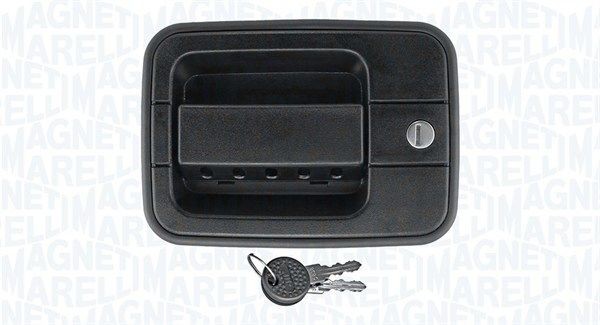 MMS0018 MAGNETI MARELLI Left Front, with lock barrel, black, Uncoated Door Handle 350105001800 buy