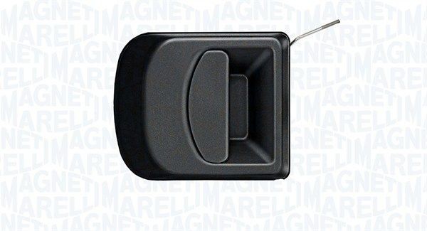 MAGNETI MARELLI 350105011300 Door Handle Left Front, without key, black, Uncoated