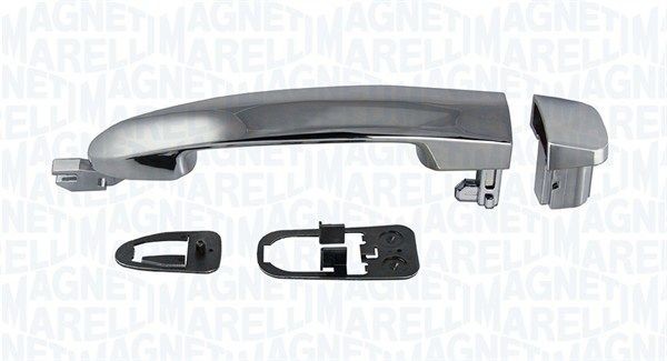 350105020100 MAGNETI MARELLI Door handles FIAT Right Front, without key, Chromed