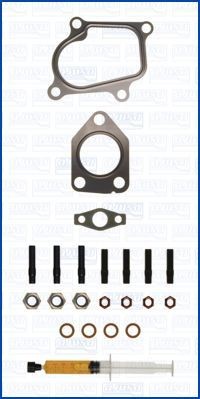 JTC12066 AJUSA Exhaust mounting kit HYUNDAI with studs, syringe with oil, with gaskets/seals