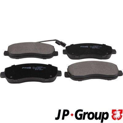 JP GROUP 1263607510 Brake pad set 410601061R-