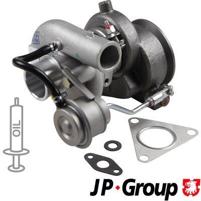 JP GROUP 3117400100 Turbocharger Exhaust Turbocharger, Incl. Gasket Set