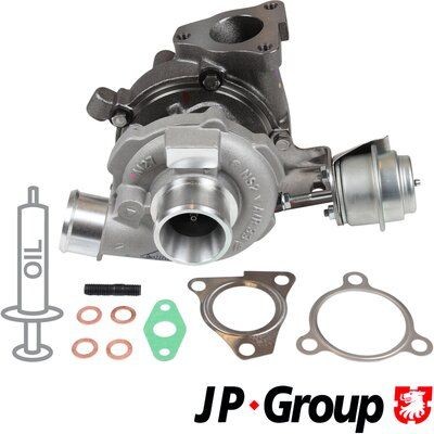 3517400100 JP GROUP Turbocharger KIA Exhaust Turbocharger, Incl. Gasket Set