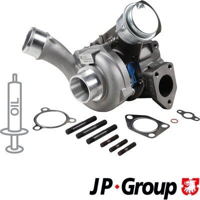 3617400200 JP GROUP Turbocharger KIA Exhaust Turbocharger, Incl. Gasket Set