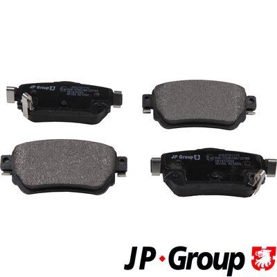 JP GROUP 4063701110 Brake pad set D4 06 04C A0A