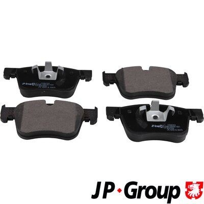 JP GROUP Front Axle, prepared for wear indicator Height: 70,4mm, Width: 155mm, Thickness: 17,1mm Brake pads 4163607610 buy