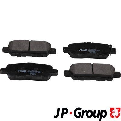 Original JP GROUP Disc brake pads 4763700110 for NISSAN PICK UP
