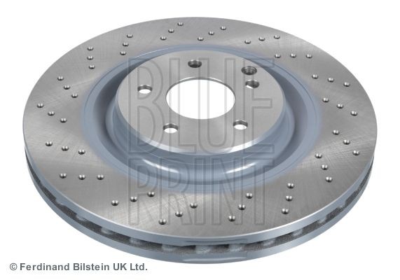 BLUE PRINT ADU174355 Brake disc Front Axle, 345x30mm, 5x112, perforated/vented, Coated