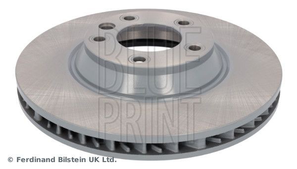 BLUE PRINT ADV184360 Brake disc Front Axle Right, 350x34mm, 5x130, internally vented, Coated