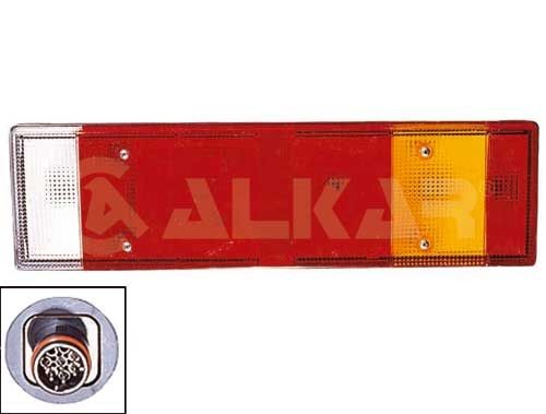 ALKAR 9711142 Lichtscheibe, Heckleuchte für DAF CF 85 LKW in Original Qualität