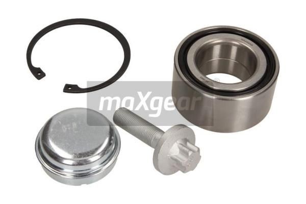 MAXGEAR 33-0920 Wheel bearing kit Front Axle, with integrated ABS sensor, 84 mm