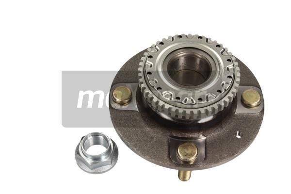 MAXGEAR 33-1011 Wheel bearing kit Rear Axle, with ABS sensor ring, 139 mm