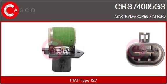 Ford TRANSIT Heater blower motor resistor 13596187 CASCO CRS74005GS online buy