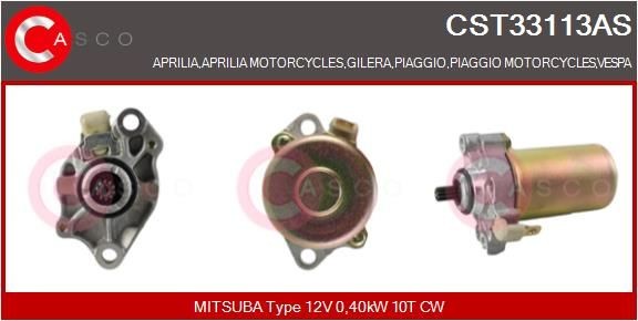 Motor de arranque moto VESPA CASCO CST33113AS a un precio online