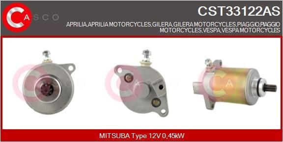 Motor de arranque moto VESPA CASCO CST33122AS a un precio online