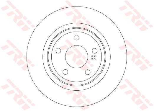 TRW 295x10mm, 5x112, solid, Painted Ø: 295mm, Num. of holes: 5, Brake Disc Thickness: 10mm Brake rotor DF6886 buy