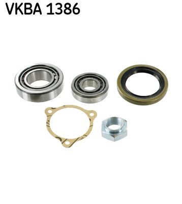 SKF VKBA 1386 Wheel bearing kit with shaft seal, 80 mm, Single row, Tapered Roller Bearing