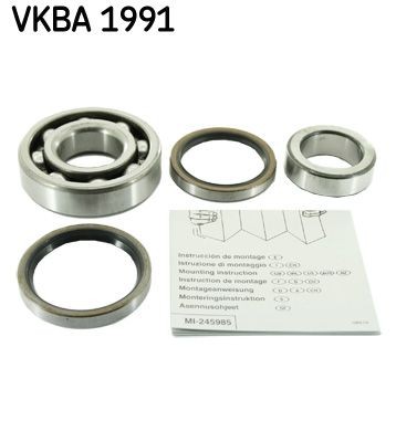 SKF VKBA 1991 Wheel bearing kit with shaft seal, 80 mm