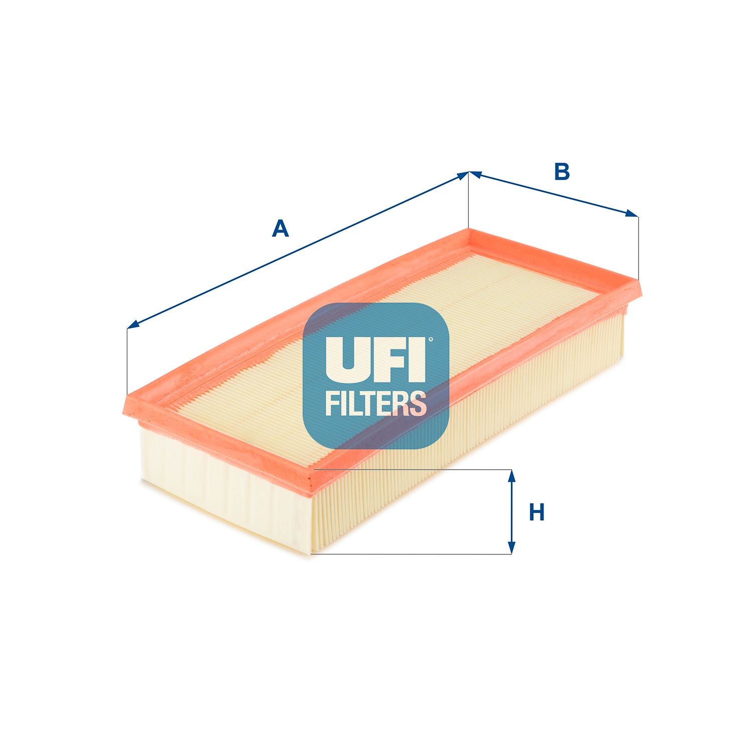 UFI 48,5mm, 130mm, 290mm, Filter Insert Length: 290mm, Width: 130mm, Height: 48,5mm Engine air filter 30.485.00 buy