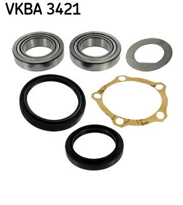 VKBA 3421 SKF Wheel hub assembly LAND ROVER with shaft seal, 77,8 mm