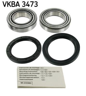 SKF VKBA 3473 Wheel bearing kit with shaft seal, 73,4 mm