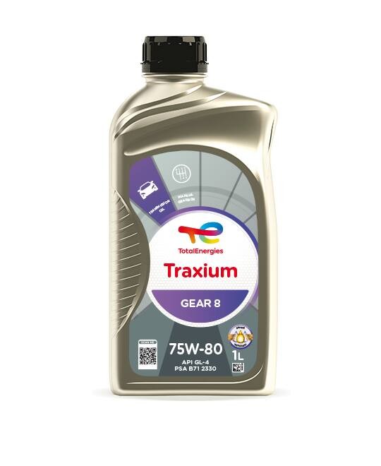 TOTAL Traxium, GEAR 8 2201278 Huile de transmission et huile boite de vitesse 75W-80, Capacité: 1I