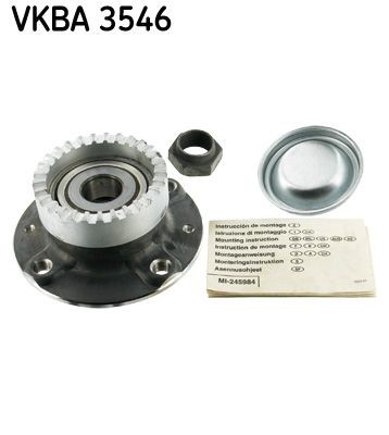 SKF VKBA 3546 Wheel bearing kit with ABS sensor ring