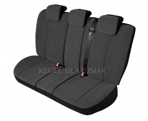 KEGEL 512322334020 Auto seat covers TOYOTA AYGO (WNB1_, KGB1_) black, Polyester, Rear