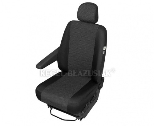 KEGEL 5-1432-217-4015 Car seat cover black, Polyester, Driver side