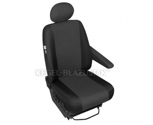 KEGEL 5-1434-217-4015 Car seat cover black, Polyester, Front
