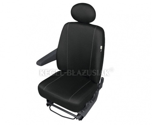KEGEL 5-1449-238-4023 Car seat cover black, Polyester, Driver side