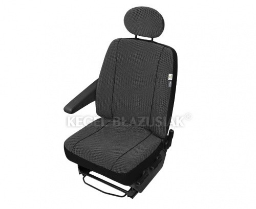 KEGEL 5-1490-233-4020 Car seat cover black, Polyester, Driver side