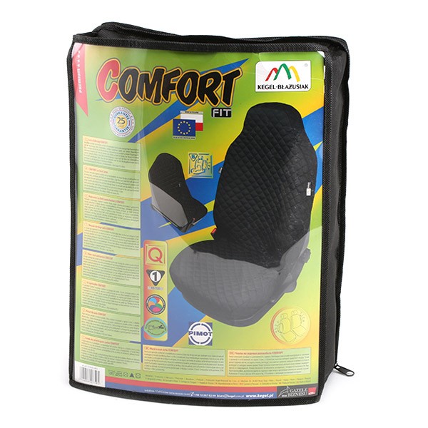 KEGEL black, Massage, Polyester, Cotton, Front Number of Parts: 1-part Seat cover 5-2510-203-4010 buy