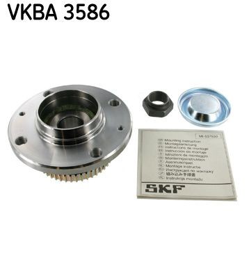 SKF VKBA 3586 Wheel bearing kit with ABS sensor ring