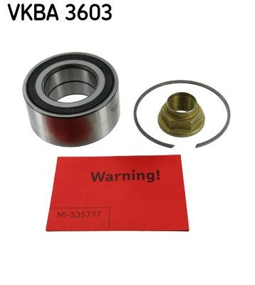 SKF VKBA 3603 Wheel bearing kit with integrated ABS sensor, 82,5 mm