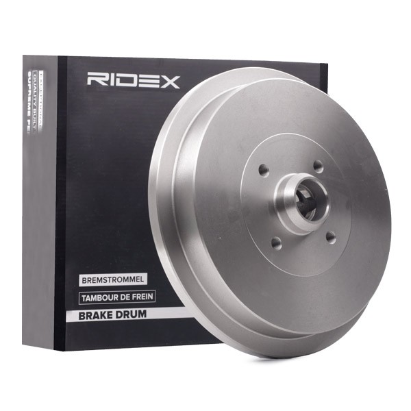 Volkswagen FOX Brake drum 13627637 RIDEX 123B0122 online buy