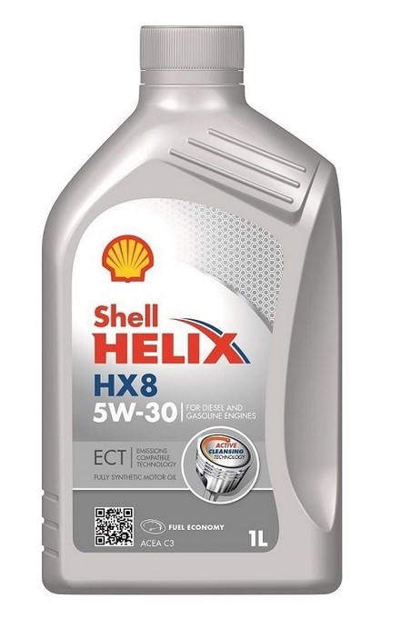 SHELL Helix HX8 ECT 550048036 Oil AUDI A3 Sportback (8PA) 2.0 TDI 170 hp Diesel 2006