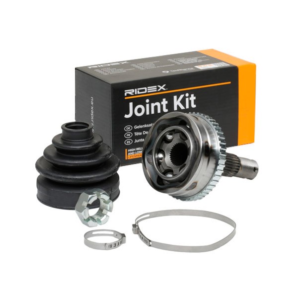 RIDEX 5J0229 Joint kit, drive shaft Wheel Side, with ABS ring