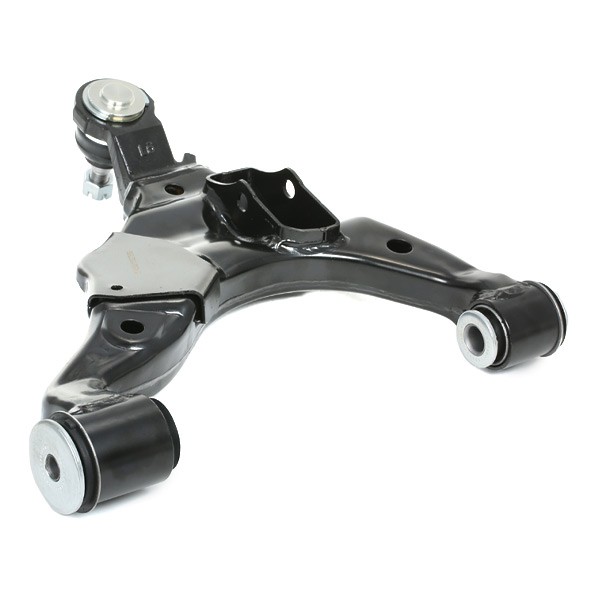 RIDEX 273C0228 Suspension control arm with bearing(s), Front Axle Left, Lower, Control Arm, Sheet Steel, Cone Size: 17,5 mm