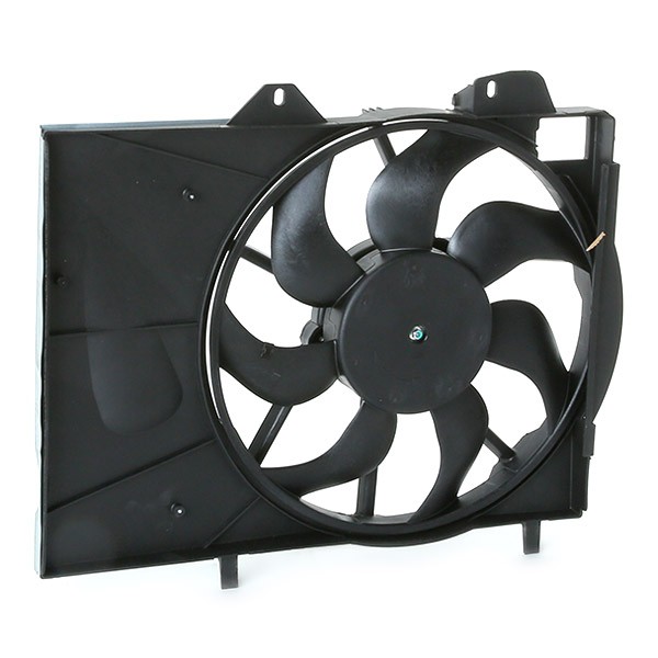 508R0086 RIDEX Cooling fan NISSAN Ø: 380 mm, 12V, 320W, with radiator fan shroud, with electric motor