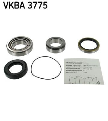 SKF VKBA 3775 Wheel bearing kit with shaft seal, 80 mm