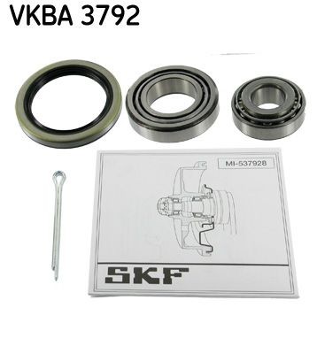Hyundai PONY Wheel bearing kit SKF VKBA 3792 cheap