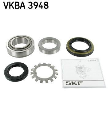 SKF VKBA 3948 Wheel bearing kit with shaft seal, 73 mm